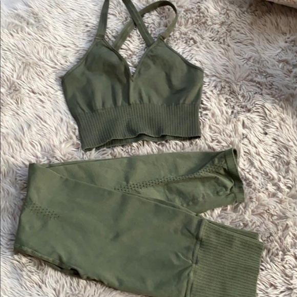 Leggings Free People Movement Good Karma 7/8 – Secret Moss – Taglia XS/S – Nuovi Con Etichette
